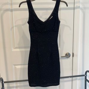 Fitted black dress